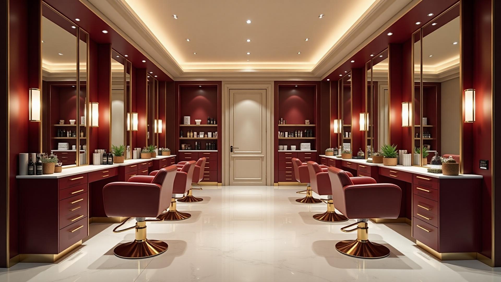 Intérieur élégant du salon CoupeTif